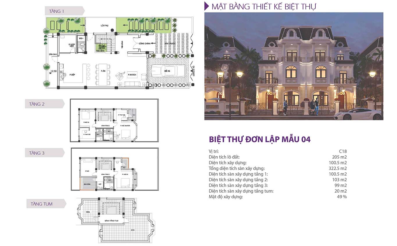 Biệt thự Thephoenix Garden